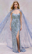 Primavera Couture 4376 - Scoop Neckline Sequin Prom Gown - designer prom dress at Silhouette Dresses