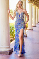 Primavera Couture 4382 - Strapless Beaded Prom Dress