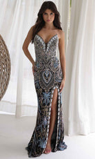 Primavera Couture 4382 - Strapless Beaded Prom Dress - designer prom dress at Silhouette Dresses