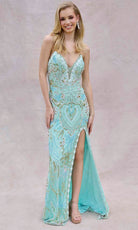 Primavera Couture 4382 - Strapless Beaded Prom Dress - view 8