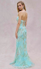 Primavera Couture 4382 - Strapless Beaded Prom Dress - view 9