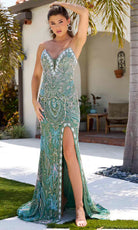 Primavera Couture 4382 - Strapless Beaded Prom Dress - view 10