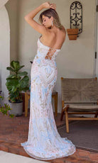 Primavera Couture 4382 - Strapless Beaded Prom Dress - view 5