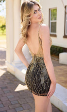 Primavera Couture 4434 - Scoop Neck Intricate Beaded Cocktail Dress