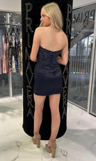 Primavera Couture 4440 - Strapless Cutout Ruched Skirt Dress