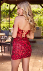 Primavera Couture 4464 - Sweetheart Floral Sequin Mini Dress