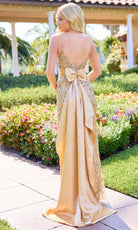 Primavera Couture 4503 - Ruched Waistband Sweetheart Sparkle Dress