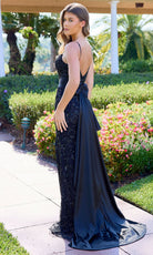 Primavera Couture 4503 - Ruched Waistband Sweetheart Sparkle Dress - Silhouette Dresses