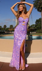 Primavera Couture 4504 - Strapless Embellished Cutout Dress