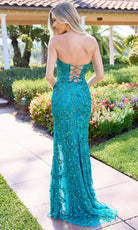 Primavera Couture 4504 - Strapless Embellished Cutout Dress