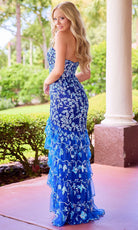 Primavera Couture 4507 - Strapless Tiered Scallop Trumpet Dress