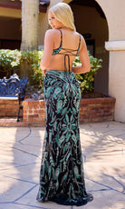 Primavera Couture 4508 - Paisley Beaded Cutout Prom Dress