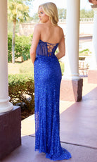 Primavera Couture 4520 - Scoop Neckline Beaded Corset Dress
