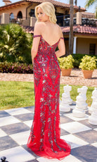 Primavera Couture 4525 - Off Shoulder Sweetheart Sparkling Dress