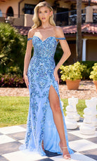 Primavera Couture 4525 - Off Shoulder Sweetheart Sparkling Dress