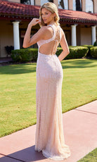 Primavera Couture 4536 - Wide Strap Allover Beaded Prom Dress - Silhouette Dresses