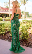 Primavera Couture 4549 - Beaded Embroidered Slit Prom Dress