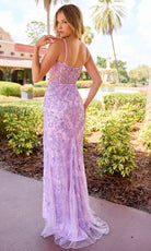 Primavera Couture 4549 - Beaded Embroidered Slit Prom Dress