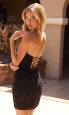 Primavera Couture 4614 - Strapless Keyhole Front Cocktail Dress