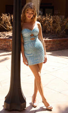 Primavera Couture 4614 - Strapless Keyhole Front Cocktail Dress