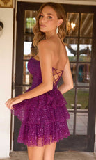 Primavera Couture 4620 - Beaded Top Sweetheart Tiered Cocktail Dress - Silhouette Dresses