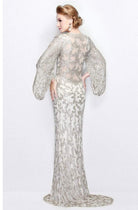 Primavera Couture - 9713 Sequined Flare Sleeve Junior Prom Gown