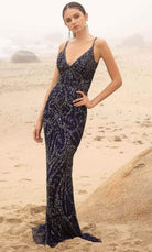 Primavera Couture - Spaghetti Strap Beaded Prom Gown 3793 - designer prom dress at Silhouette Dresses