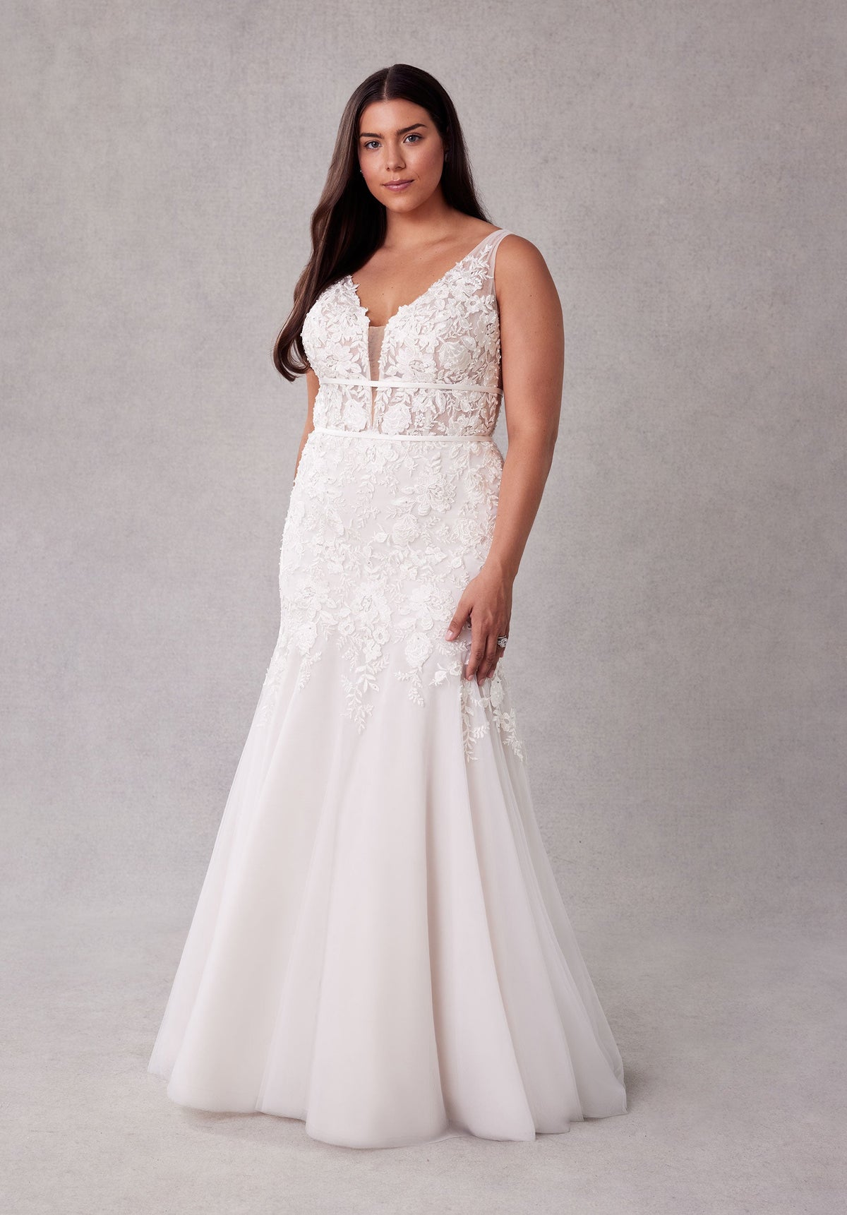 Silver Wedding Dress by Julietta by Morilee