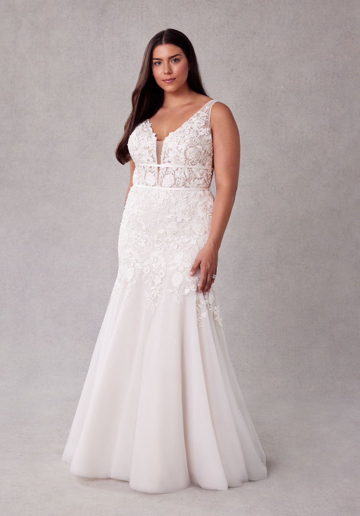 Silver Wedding Dress by Julietta by Morilee