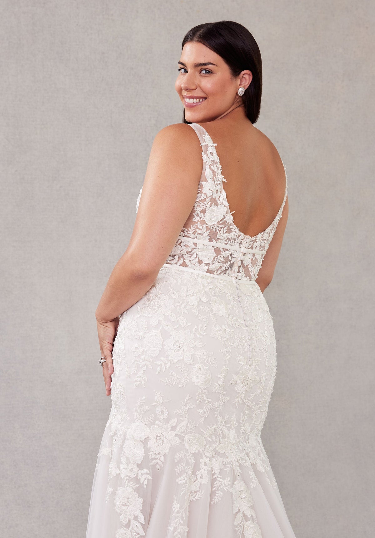 Silver Wedding Dress by Julietta by Morilee
