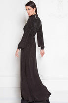 Terani Couture - 1812E6274 Bishop Sleeves Bejeweled Gown