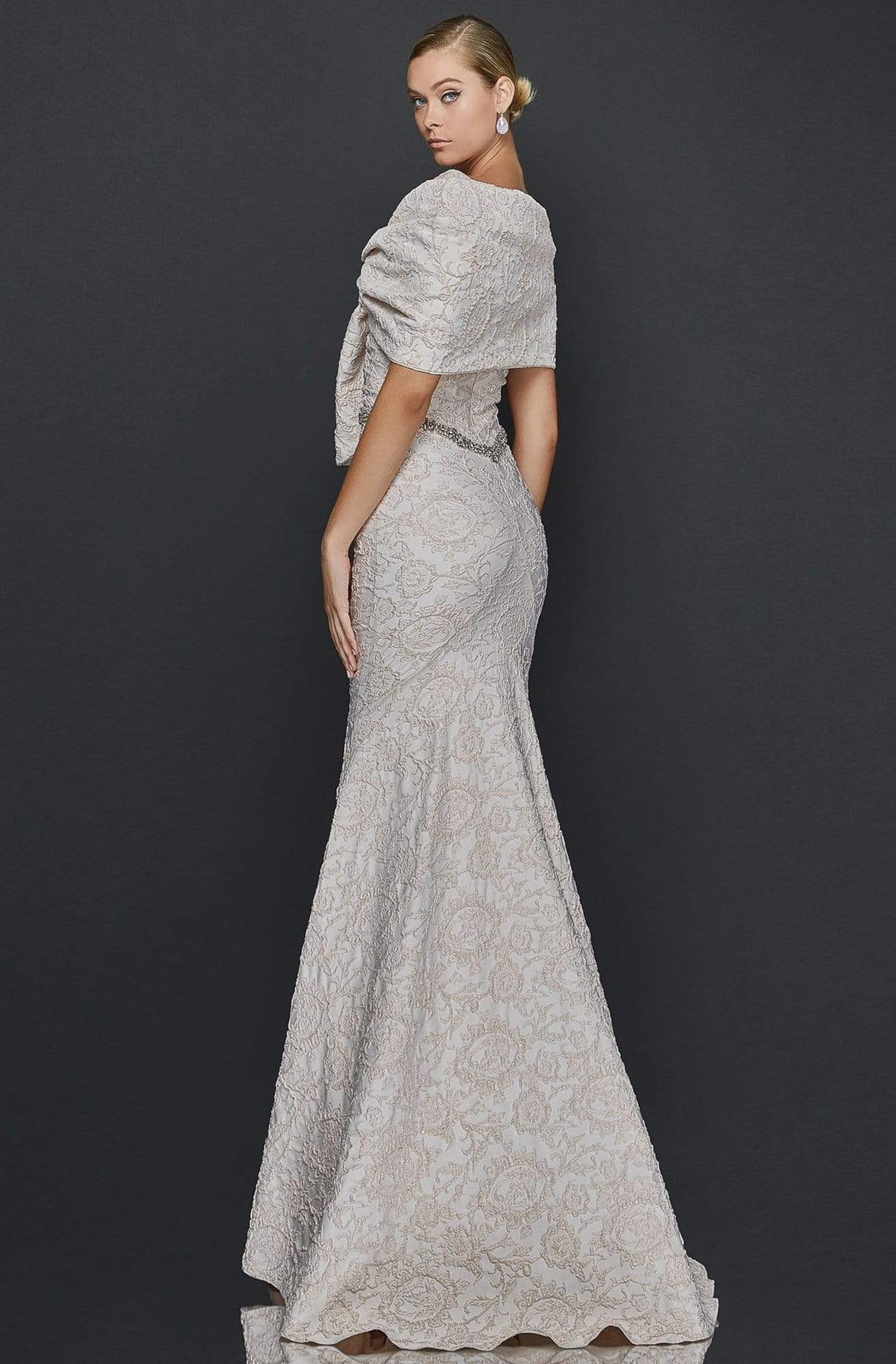 Terani Couture - 1921M0726 Embroidered Trumpet Mother of the Groom Dress