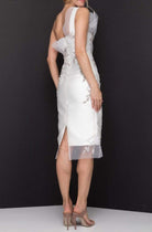 Terani Couture - 2011C2003 Knee Length Ruffled One Shoulder Dress