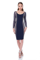 Terani Couture - Eye-catching Cocktail Dress with Illusion Sleeves 1611C0023