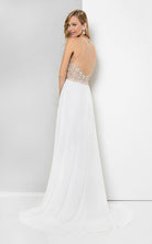 Terani Couture - Illusion Sweetheart Chiffon Gown 1712P2512