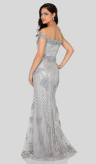 Terani Couture - 1912GL9572 Sparkling Off-Shoulder Mother of the Groom Gown - view 5