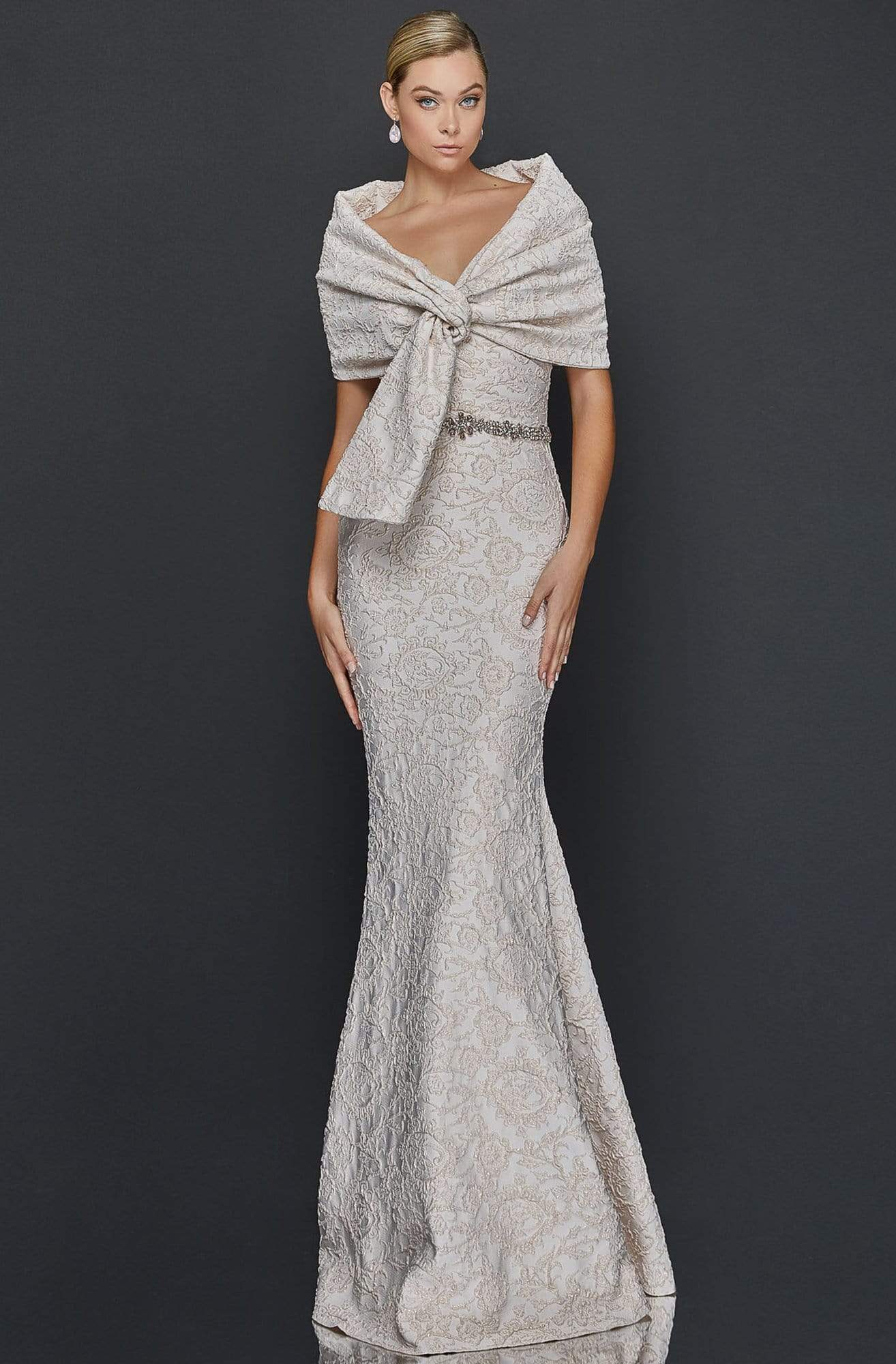 Terani Couture - 1921M0726 Embroidered Trumpet Mother of the Groom Dress - designer mother of the bride dress at Silhouette D
