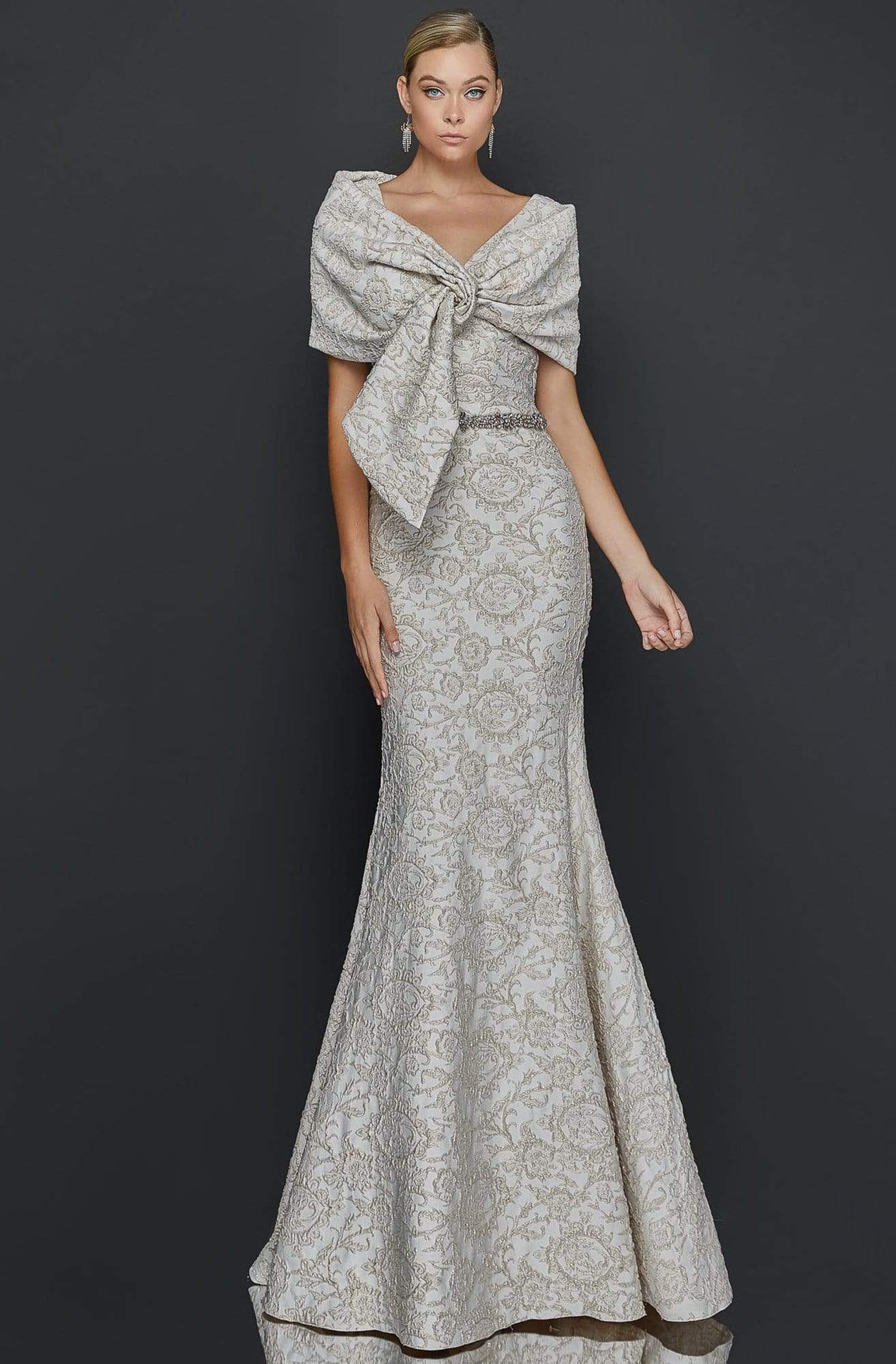 Terani Couture - 1921M0726 Embroidered Trumpet Mother of the Groom Dress - view 6
