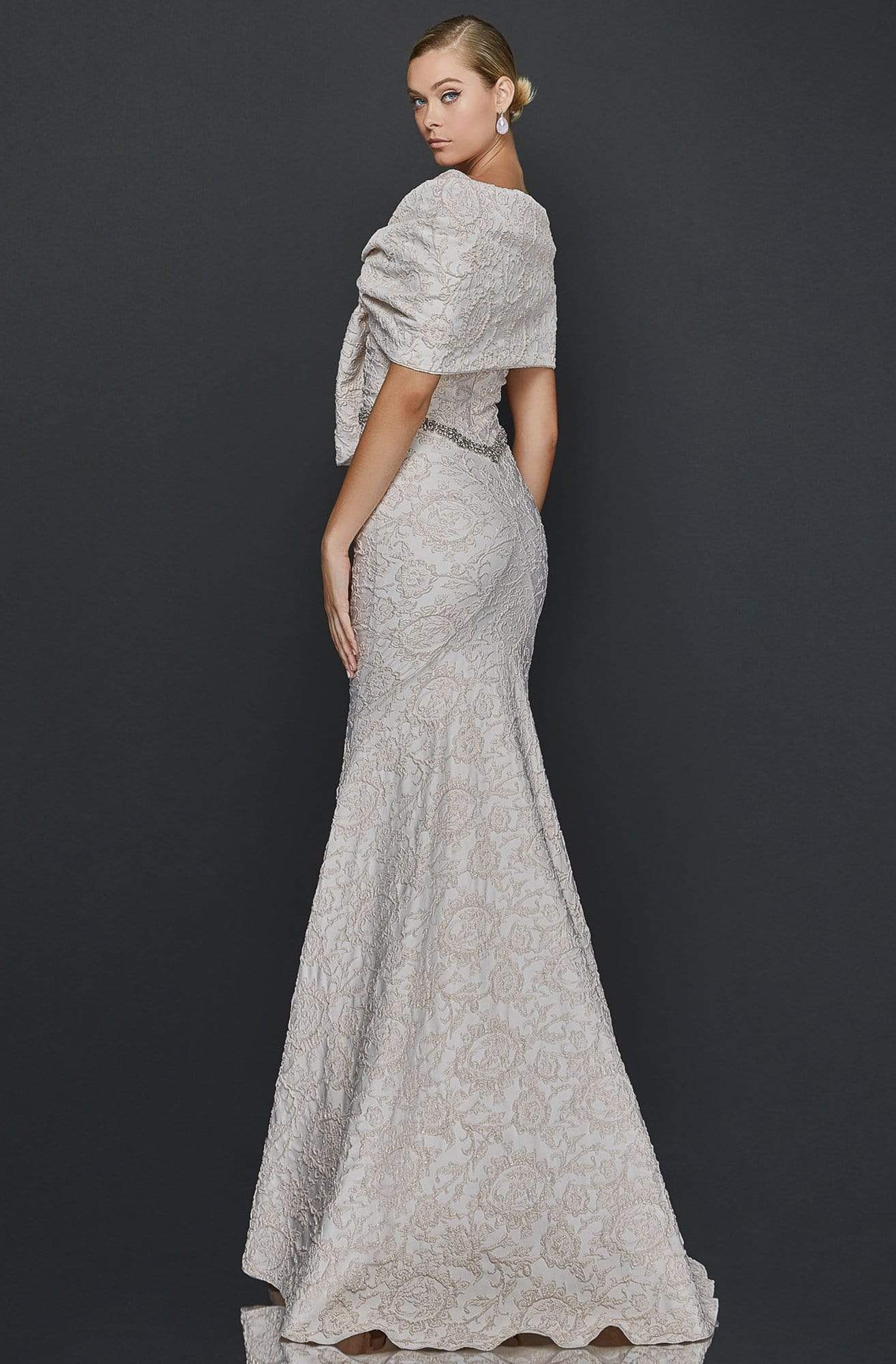 Terani Couture - 1921M0726 Embroidered Trumpet Mother of the Groom Dress - view 5