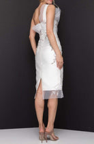 Terani Couture - 2011C2003 Knee Length Ruffled One Shoulder Dress - view 4