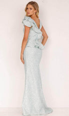 Terani Couture 2011M2167 - Ruffle Peplum Mermaid Evening Dress