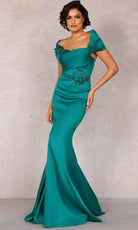 Terani Couture 2021M2969 - Shawl Draped Mermaid Evening Dress - view 8