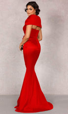 Terani Couture 2021M2969 - Shawl Draped Mermaid Evening Dress - view 13