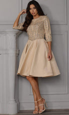 Terani Couture 2027H3388 - Jewel Neck Formal Dress - designer cocktail dress at Silhouette Dresses