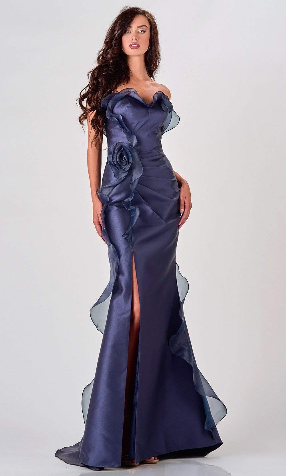 Terani Couture - 2111E4743 Strapless Mermaid Gown - view 4