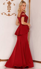 Terani Couture - 2111M5262 Short Sleeve Long Mother of the Bride Gown