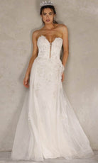 Terani Couture - 2111P4055 Beaded Overskirt Bridal Gown - designer wedding dress at Silhouette Dresses