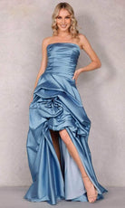 Terani Couture 2111P4270 - Strapless Ruffle A-Line Evening Gown - Silhouette Dresses