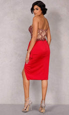 Terani Couture 2221C0353 - Sweetheart Side Peplum Cocktail Dress - view 6