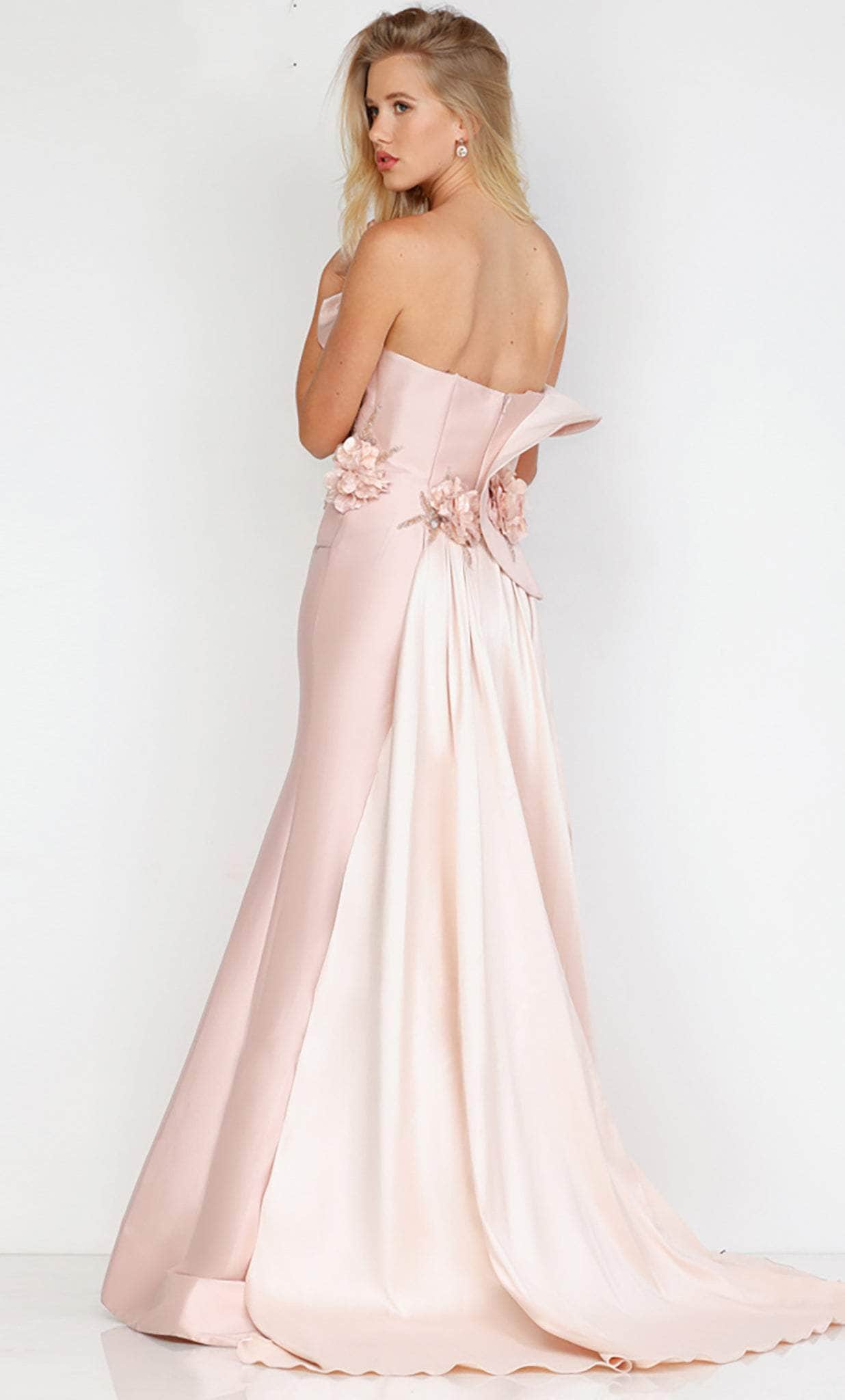 Terani Couture 231E0308 - 3D Embellished Strapless Evening Dress - view 4